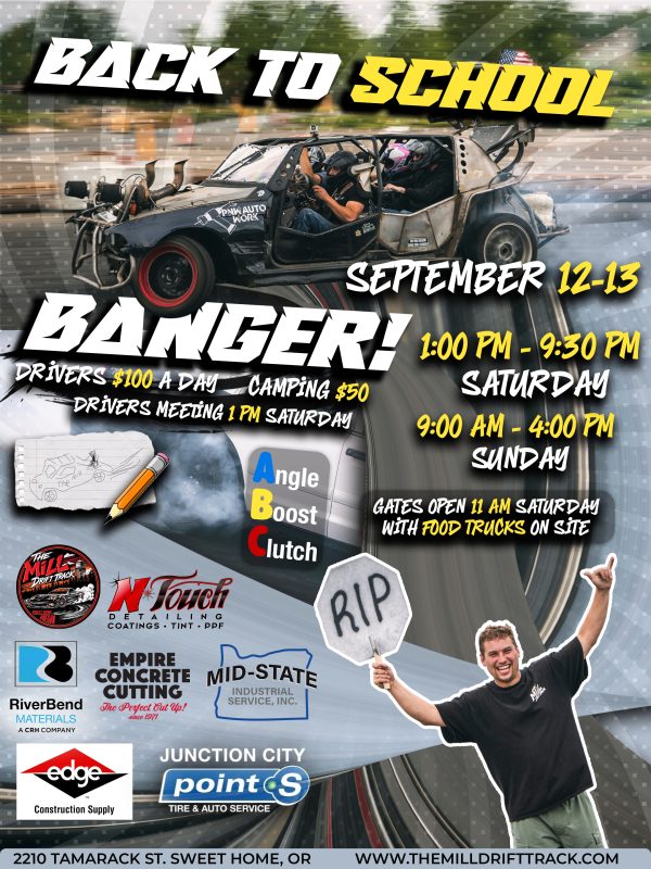 Back to School Drift Day! Sept 12th